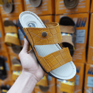 LT-0066 شبشب جلد طبيعى رجالى بالجملة - جملة اكسبريس