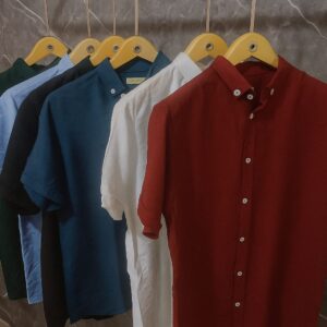 قميص كتان نص كم - جملة اكسبريس