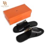 ⁦شبشب جلد رجالي⁩ - الصورة ⁦3⁩