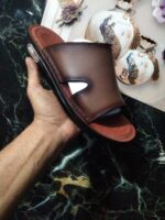 ⁦شبشب جلد رجالي⁩ - الصورة ⁦4⁩