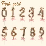 ⁦ارقام اكريليك بالتاج⁩ - الصورة ⁦2⁩