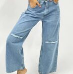 جينز وايد ليج - جملة اكسبريس