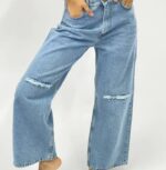 جينز وايد ليج - جملة اكسبريس