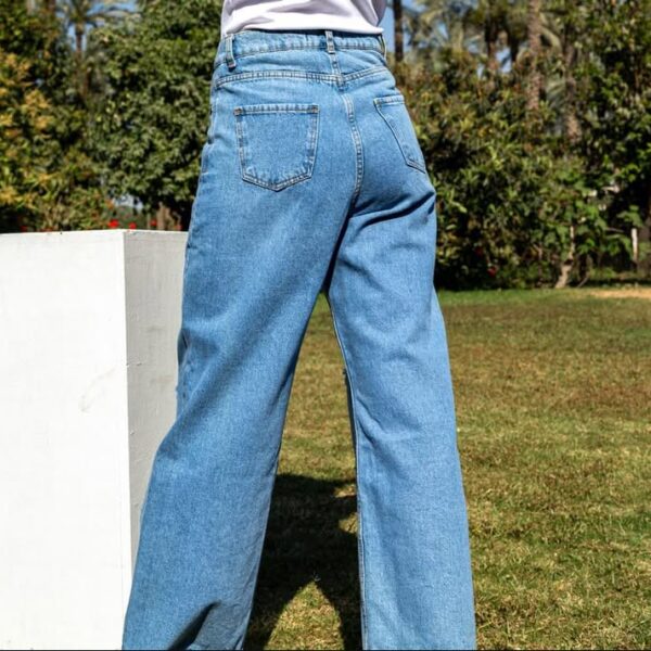 جينز وايد ليج - جملة اكسبريس