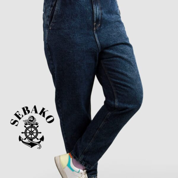 موديل جينز Boyfriend ازرق – جملة اكسبريس