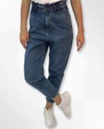 موديل جينز Boyfriend ازرق – جملة اكسبريس