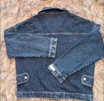 جاكيت جينز تصميم كاجوال شبابي ازرق - جملة اكسبريس