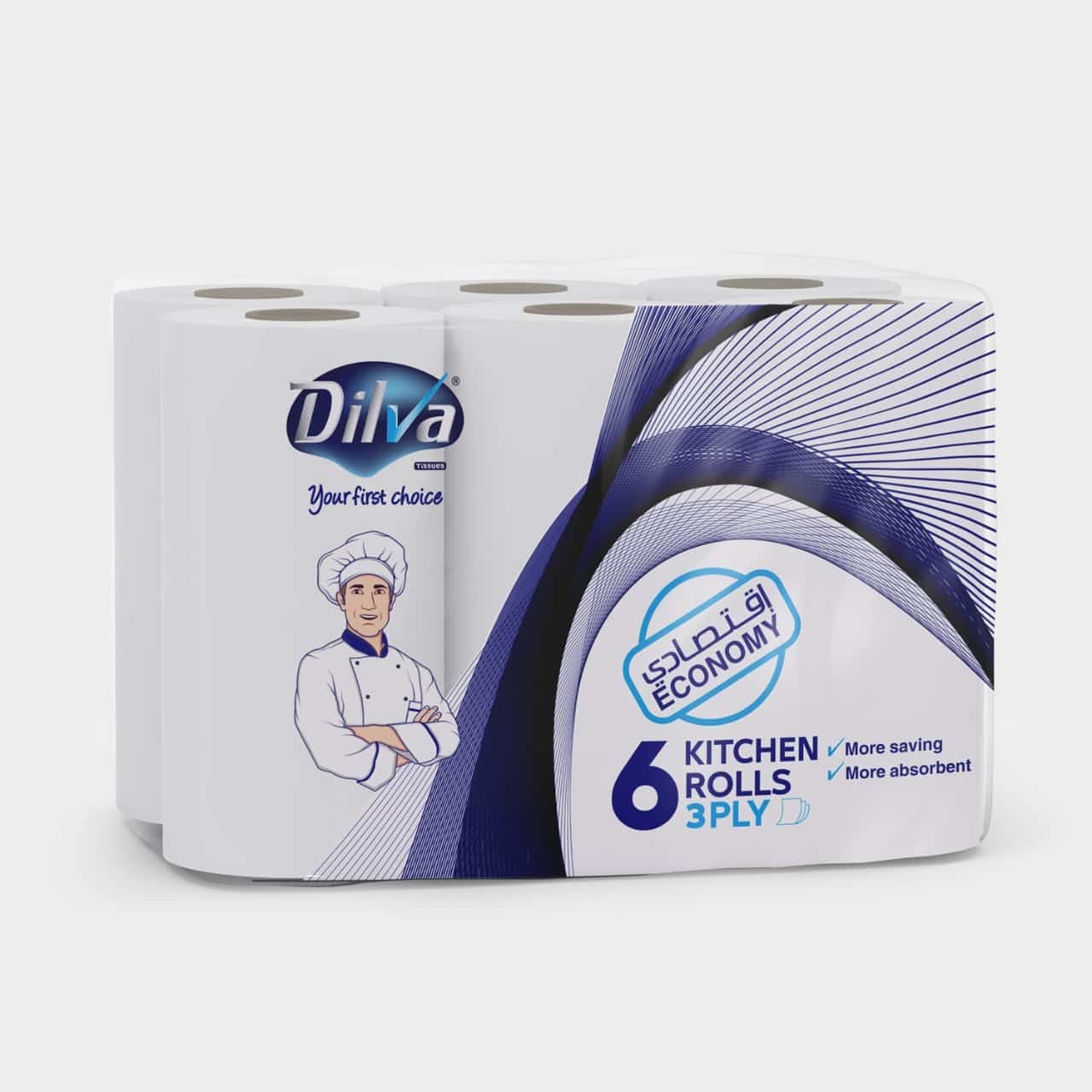 WhatsApp-Image-2025-09-07-at-10.49.30-3.jpeg مناديل ديلفا مطبخ اقتصادي 6 بكرات - الصورة 1