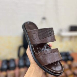 شبشب رجالي بني غامق موديل A80 / A49 – مصنع جملة فقط