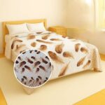 دفاية ريشة من Velora Home بني