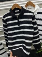 ⁦تريكو ياقة وسوستة – خامة عجينة مصرية أصلية⁩ - الصورة ⁦5⁩