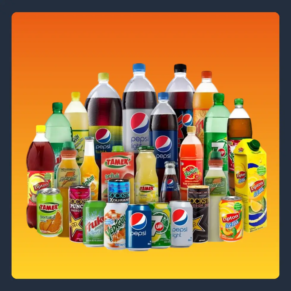 صورة تصنيف المشروبات و العصائر