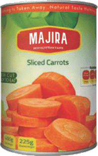 sliced carrots