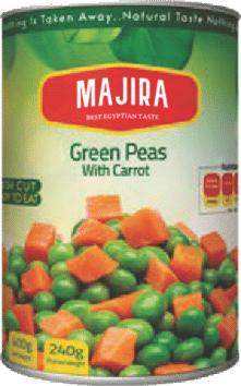 green peas with carrot