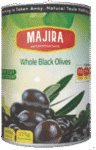 whole black olives