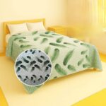 دفاية ريشة من Velora Home اخضر