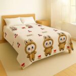 دفاية الأطفال برسمة الأبوبو بيج مائل للبني من Velora Home × شما تكس