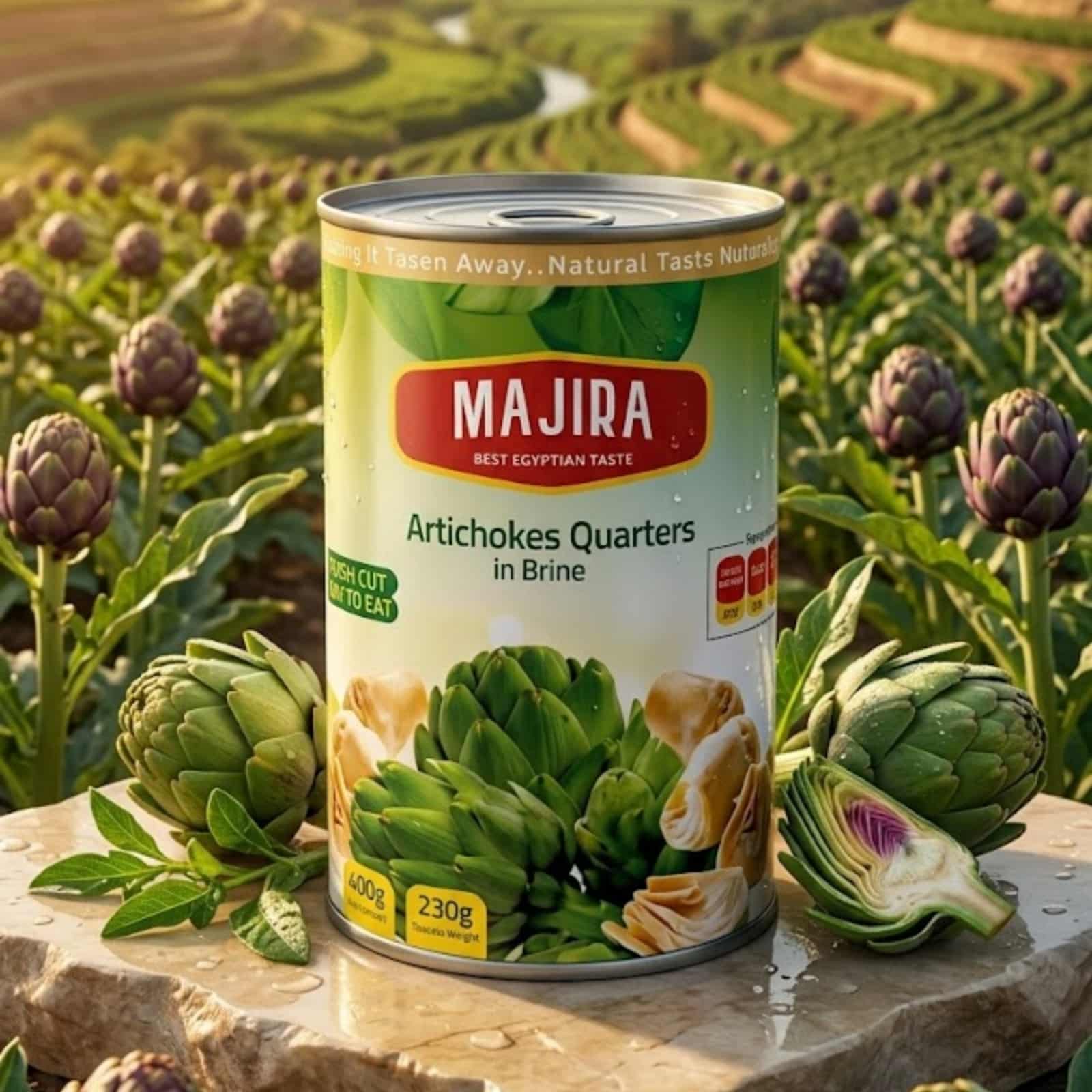 MAJIRA خرشوف مقطع ربع MAJIRA خرشوف مقطع ربع