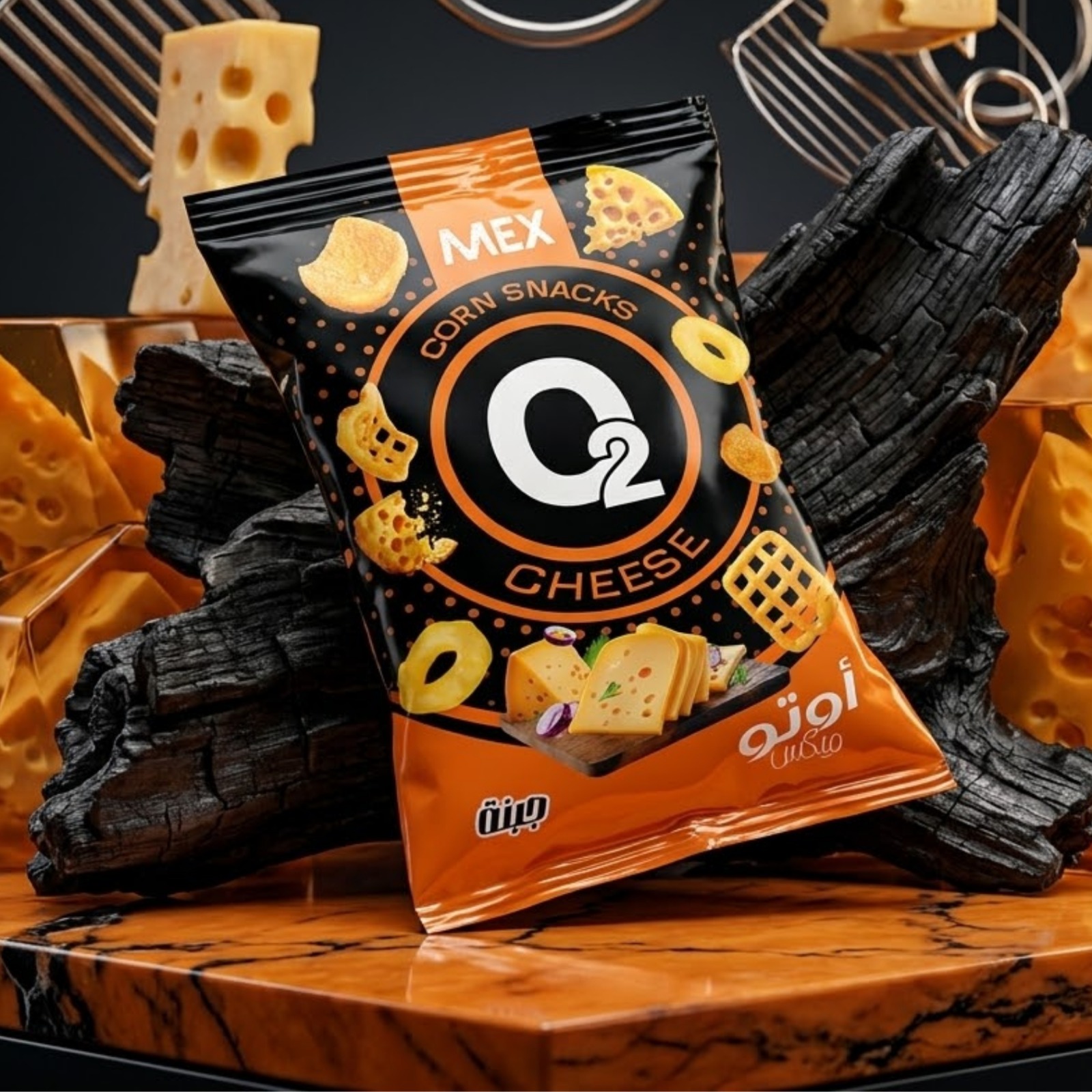 WhatsApp Image 2026-06-20 at 07.25.17 (1) MEX O2 Snacks بطعم الجبنة - الصورة 1