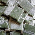 مكعبات خضرة مجمدة