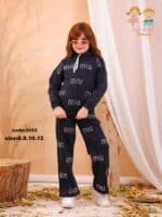 ⁦سويت وسط بناتي – MIU MIU اسود⁩ - الصورة ⁦2⁩