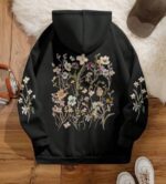 ⁦سويت شيرت بناتي اسود – أقوى موديلات السيزون 2025/2026⁩ - الصورة ⁦2⁩