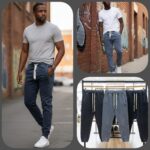 شروال جينز رجالي محجر قصات – تقفيل فاخر