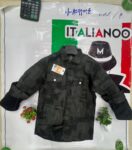 قميص جبردين مبطن محجر رمادي غامق