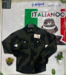 قميص جبردين مبطن محجر زيتي