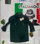 قميص جبردين مبطن محجر اسود