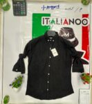 قميص قطيفة فاخر اسود