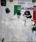 سويتشرت ملتون نص سوستة ابيض