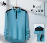 تيشيرت نص سوستة لبني خامة ميلتون مستوردة