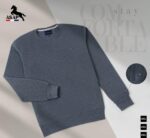 تيشيرت مقاسات خاصة رمادي خامة ميلتون قطن