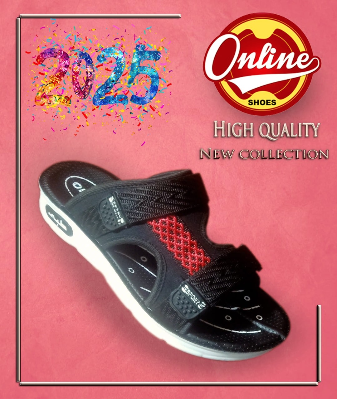 WhatsApp Image 2025-12-03 at 15.25.38 (1) شبشب لونش ستان رجالي احمر ستايل عصري وراحة يومية - الصورة 1