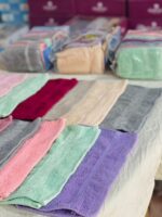 ⁦شنطة تواليت قطن مقاس 30×40 | 12 قطعة⁩ - الصورة ⁦2⁩