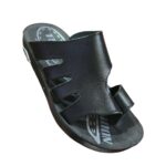 ⁦شبشب جلد رجالي اسود فاخر خامة تركي جلد طبيعي⁩ - الصورة ⁦5⁩