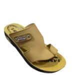 شبشب جلد رجالي بيج فاخر خامة تركي جلد طبيعي