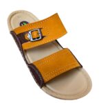 ⁦شبشب طبي رجالي شامواه جلد طبيعي بيج⁩ - الصورة ⁦5⁩