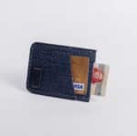 حافظة بطاقات نحيفة من تيما كحلي