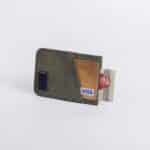 حافظة بطاقات نحيفة من تيما رمادي