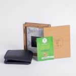 ⁦محفظة تيما الكلاسيكية اسود مموج⁩ - الصورة ⁦2⁩