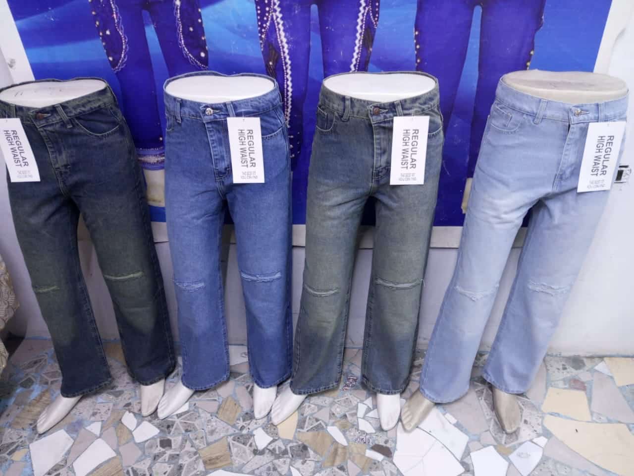 WhatsApp Image 2026-01-20 at 17.23.55 (1) ثري خامة رباعية مستوردة تقفيل سوبر ( 5 بنطلون ) - الصورة 1