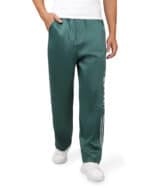 ⁦ثري شروال وايد ليج رمادي⁩ - الصورة ⁦4⁩