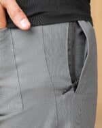 ⁦ثري شروال سوفت ماركة لوتس Adidas رمادي⁩ - الصورة ⁦2⁩