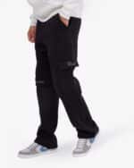 ⁦ثري شروال ميلتون اسفينجى جيب كارجو اسود⁩ - الصورة ⁦4⁩