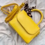 5 × شنطة كروس سكارف اصفر