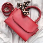 5 × شنطة كروس سكارف احمر