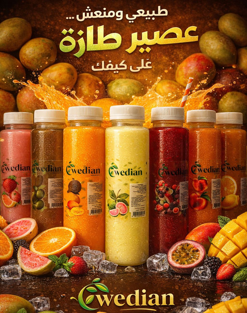 WhatsApp Image 2026-02-05 at 16.49.56 100 × شرنك عصير وديان 350 مللي - الصورة 1