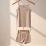 ⁦1 دستة × طقم بناتي كامي تكس قطن⁩ - الصورة ⁦3⁩